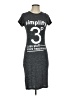 Assorted Brands Graphic Gray Casual Dress Size S - photo 1