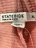 Stateside 100% Cotton Solid Pink Shorts Size XL - photo 3