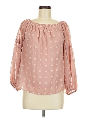 Listicle 3/4 Sleeve Blouse (view 1)