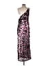 Hours 100% Polyester Pink Black Swimsuit Cover Up Size S - photo 2