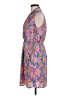Aqua 100% Polyester Paisley Pink Casual Dress Size M - photo 5