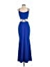 Speechless Blue Cocktail Dress Size 5 - photo 1