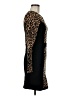 Milly Animal Print Black Cocktail Dress Size M - photo 4