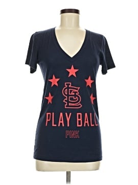 Victoria's Secret Pink with Fifth & Ocean Short Sleeve T-Shirt (view 1)