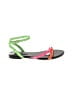 Nine West Color Block Green Sandals Size 7 1/2 - photo 1