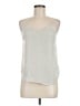 Silence and Noise 100% Polyester Silver Sleeveless Blouse Size M - photo 1