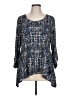 Faded Glory Blue 3/4 Sleeve Blouse Size 12 - photo 1