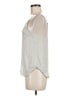 Silence and Noise 100% Polyester Silver Sleeveless Blouse Size M - photo 5