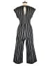 Bebop 100% Polyester Stripes Black Jumpsuit Size S - photo 2