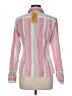 Mac & Jac Stripes Pink Long Sleeve Button-Down Shirt Size 8 - photo 2