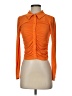 Zara Orange Long Sleeve Blouse Size S - photo 1