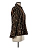 Sag Harbor Animal Print Brown Long Sleeve Blouse Size M (petite) - photo 4