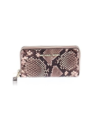 MICHAEL Michael Kors Embossed Leather Wallet (view 1)