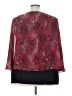 Cj Banks 100% Polyester Red 3/4 Sleeve Blouse Size 3X - photo 2
