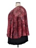 Cj Banks 100% Polyester Red 3/4 Sleeve Blouse Size 3X - photo 5