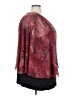 Cj Banks 100% Polyester Red 3/4 Sleeve Blouse Size 3X - photo 4