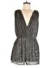 MNG 100% Polyester Metallic Silver Romper Size XS - photo 1