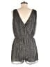 MNG 100% Polyester Metallic Silver Romper Size XS - photo 2