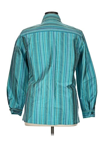 Carlisle Long Sleeve Silk Top (view 2)