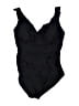 DKNY Solid Black One Piece Swimsuit Size XXL - photo 1