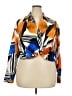 Live 4 Truth 100% Polyester Print Orange 3/4 Sleeve Blouse Size 2X - photo 1