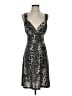 Pretty Young Thing Animal Print Silver Cocktail Dress Size S - photo 1