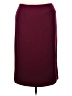 Le Suit 100% Polyester Solid Burgundy Formal Skirt Size 16 - photo 1