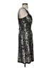 Pretty Young Thing Animal Print Silver Cocktail Dress Size S - photo 4
