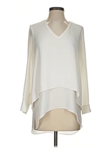 White House Black Market 3/4 Sleeve Blouse (view 1)