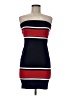 Almost Famous Stripes Red Cocktail Dress Size M - photo 1