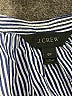 J.Crew Stripes Blue Long Sleeve Blouse Size 6 (petite) - photo 7