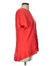 MICHAEL Michael Kors 100% Viscose Red Short Sleeve Top Size L - photo 4
