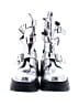 Azalea Wang 100% Pur-ty Metallic Silver Ankle Boots Size 8 1/2 - photo 2