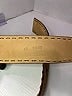 Prada 100% Leather Brown Tan Vintage Leather Belt Size Sm (80cm/32") - photo 2