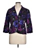 MICHAEL Michael Kors Floral Purple Blazer Size L - photo 1