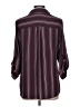 Iz Byer 100% Polyester Stripes Burgundy 3/4 Sleeve Blouse Size L - photo 2