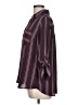 Iz Byer 100% Polyester Stripes Burgundy 3/4 Sleeve Blouse Size L - photo 5