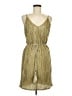 Le Lis 100% Polyester Metallic Gold Cocktail Dress Size M - photo 1