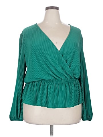 On 34th Long Sleeve Blouse (view 1)