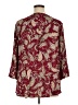 Monday Fun Paisley Burgundy 3/4 Sleeve Blouse Size 1X - photo 2