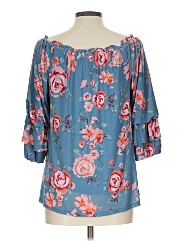 Democracy 3/4 Sleeve Blouse (view 2)