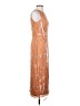 Mac Duggal 100% Polyester Metallic Orange Cocktail Dress Size 4 - photo 4