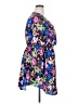 Bar III 100% Polyester Floral Blue Casual Dress Size 2X - photo 4
