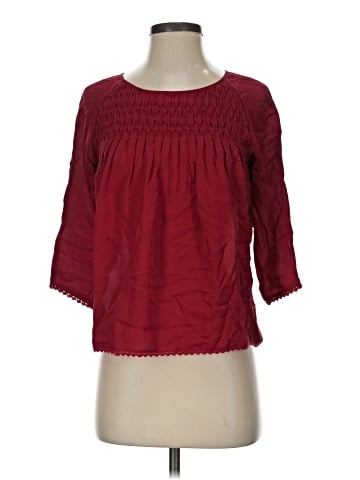 Ulla Johnson 3/4 Sleeve Silk Top (view 1)