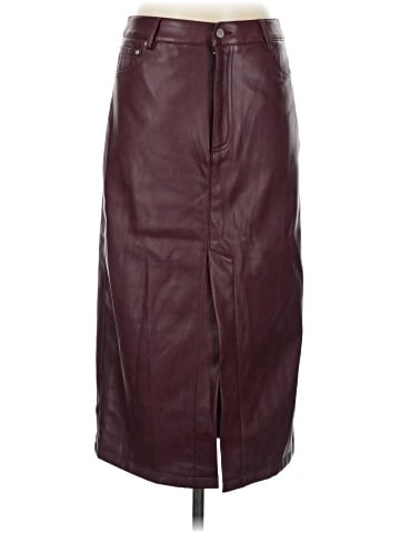 7 For All Mankind Faux Leather Skirt (view 1)