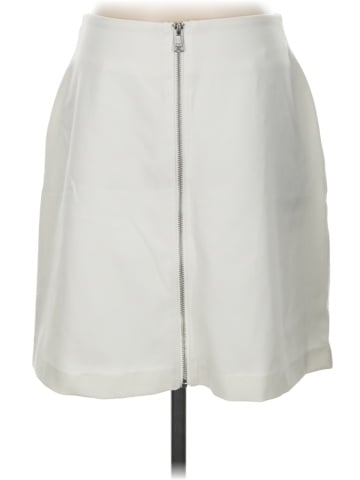 DKNY Faux Leather Skirt (view 1)