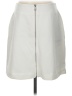 DKNY Solid White Faux Leather Skirt Size 4 - photo 1
