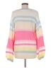 Altar'd State Color Block Pink Pullover Sweater Size M - photo 2