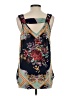 DR2 100% Polyester Blue Sleeveless Blouse Size S - photo 2