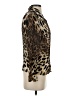 Suzy 100% Polyester Animal Print Brown Long Sleeve Blouse Size S - photo 4